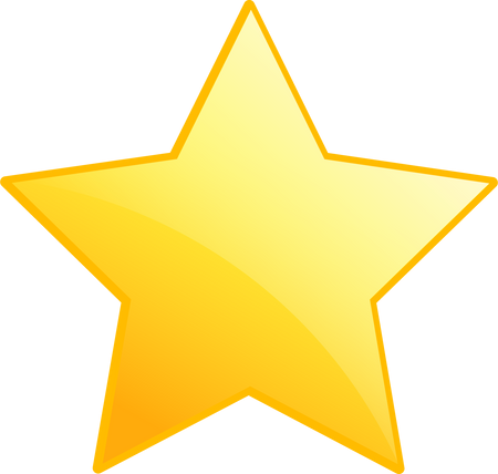 Yellow Star Illustration